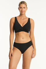 Eco Essentials G Cup Cross Front Bra / Sea Level Eco essentials black