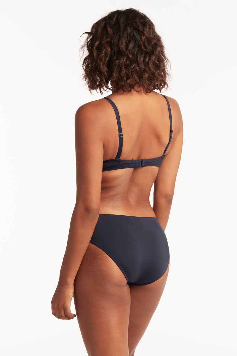 Eco Essentials Cross Front Moulded Cup Bra / Sea Level Eco essentials night sky