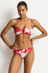 Veridian U Bar Bandeau / Sea Level Veridian ruby