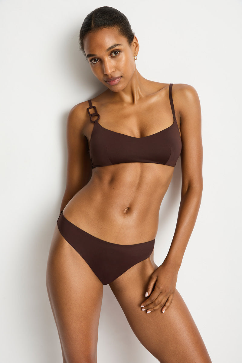 Mythos Scoop Neck Bralette / Sea Level Mythos cocoa