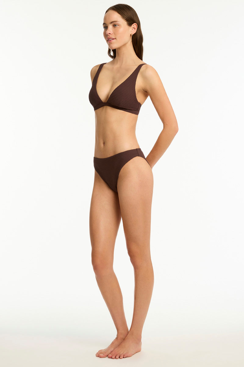 Spinnaker Longline Bralette / Sea Level Spinnaker cocoa