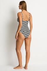 Costa Cross Front Tankini / Sea Level Costa print