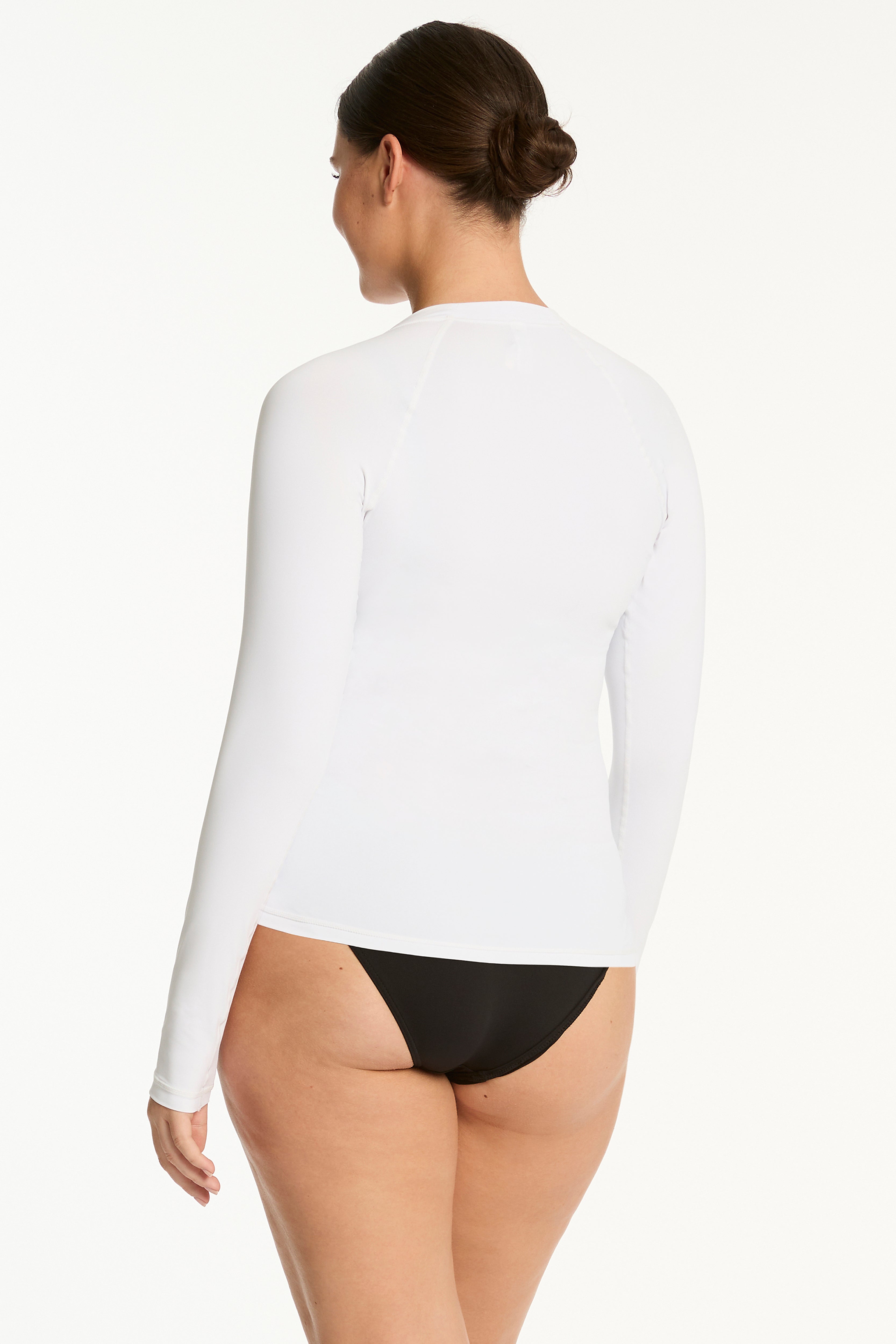 Eco Essentials Long Sleeve Rash Vest / Sea Level Eco essentials white