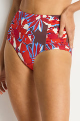 Tuscany High Waist Gathered Side Pant / Sea Level Tuscany