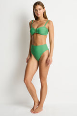Spinnaker Retro High Waist Pant / Sea Level Spinnaker moss