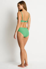 Spinnaker Mid Bikini Pant / Sea Level Spinnaker moss