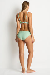 Reef Reversible Mid Bikini Pant / Sea Level Reef matcha