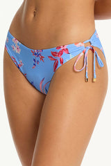 Indochine Tie Side Cheeky Pant / Sea Level Indochine light blue