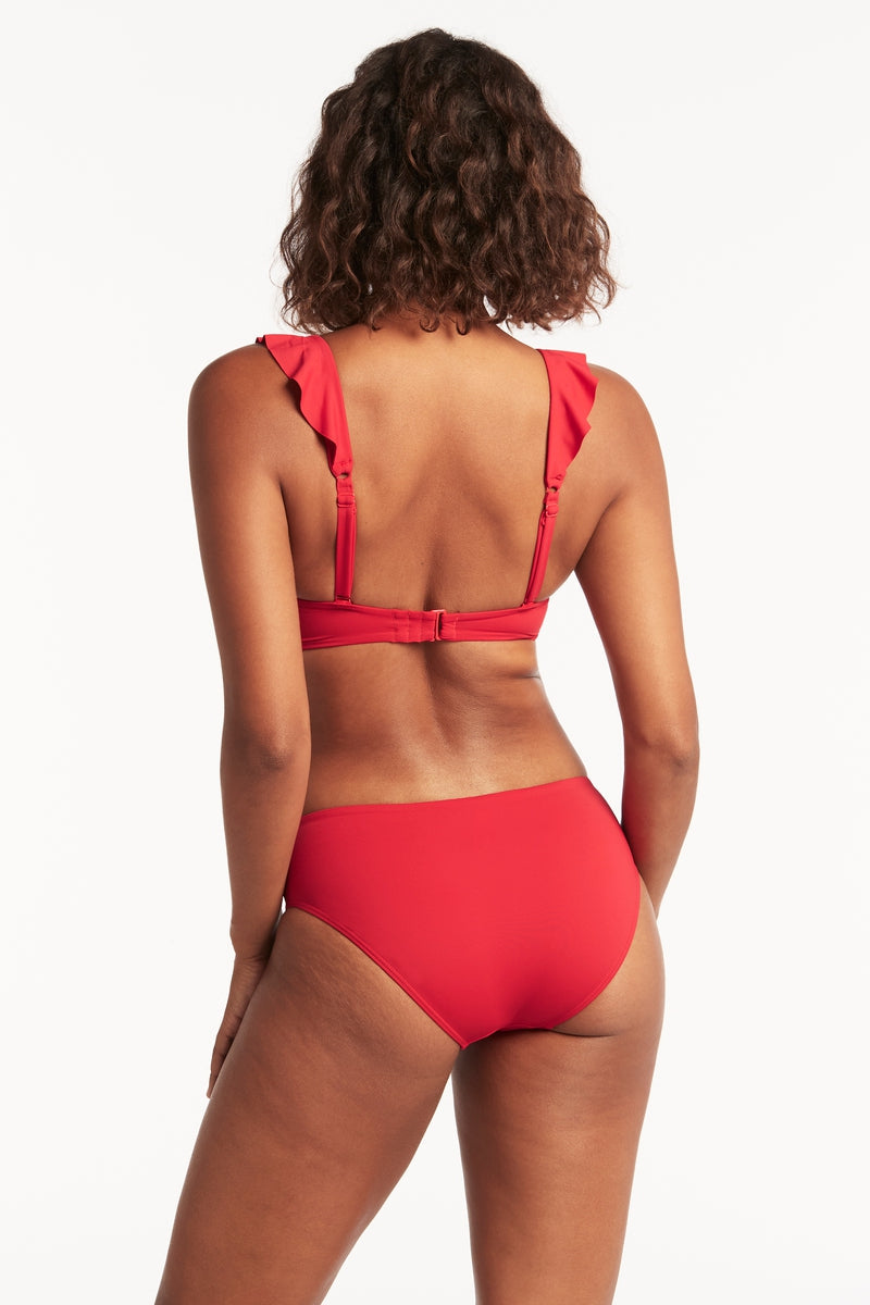 Eco Essentials Regular Bikini Pant / Sea Level Eco essentials red