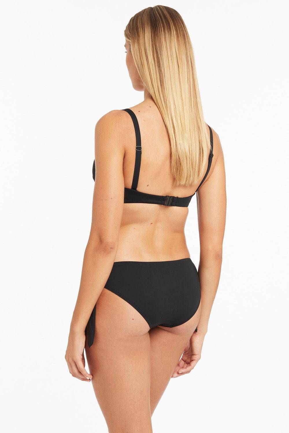 Eco Essentials Tie Side Regular Pant / Sea Level Eco essentials black