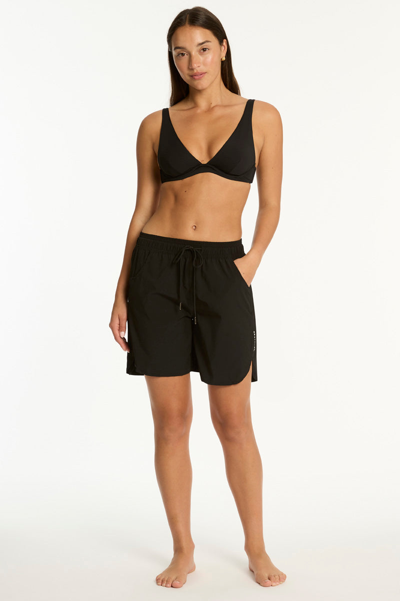 Eco Essentials 7 Inch Boardshort / Sea Level Eco essentials black