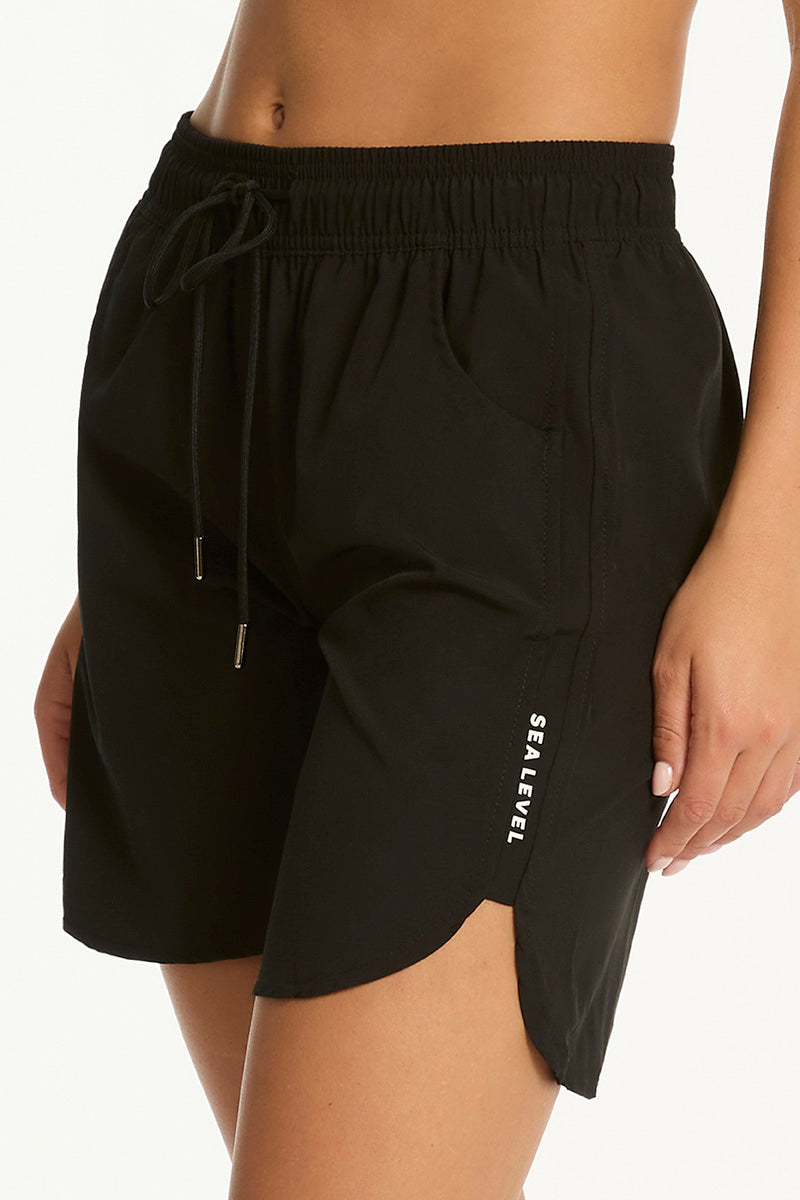 Eco Essentials 7 Inch Boardshort / Sea Level Eco essentials black