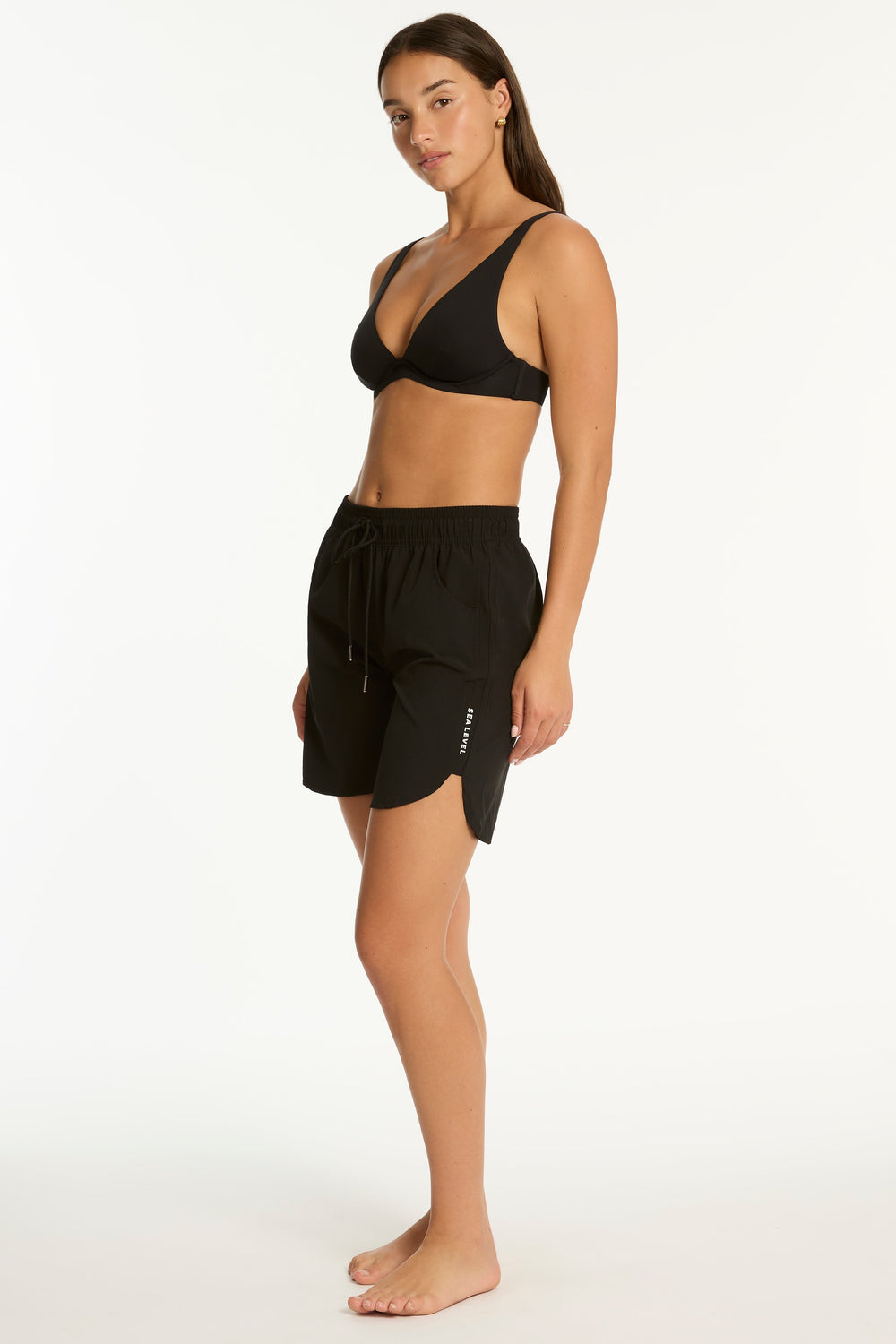 Eco Essentials 7 Inch Boardshort / Sea Level Eco essentials black