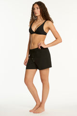Eco Essentials Mid Length Boardshort / Sea Level Eco essentials black