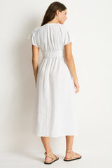 Sunset Maxi Daydress / Sea Level Sunset white