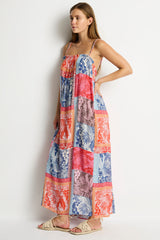 Coco Island Maxi Bandeau Dress / Sea Level Coco island blue