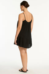 Sunset Short Sundress / Sea Level Sunset black
