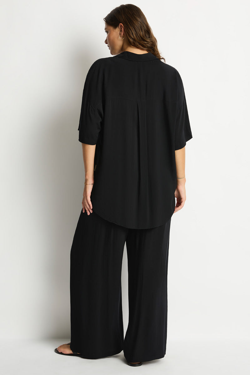 Costa Aloha Shirt / Sea Level Costa black