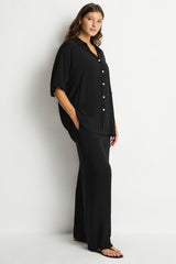 Costa Aloha Shirt / Sea Level Costa black