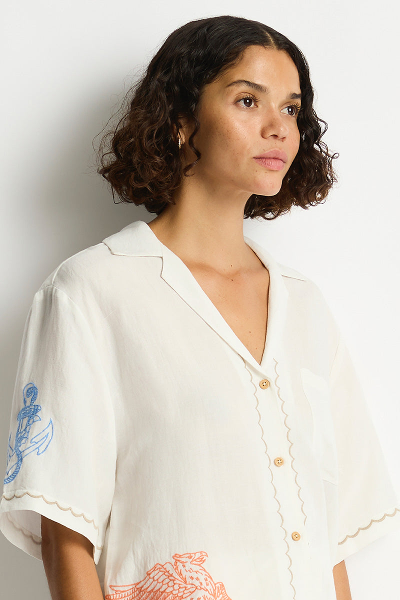 Shipwreck Bowling Shirt / Sea Level Shipwreck