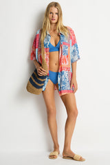 Coco Island Aloha Shirt / Sea Level Coco island blue