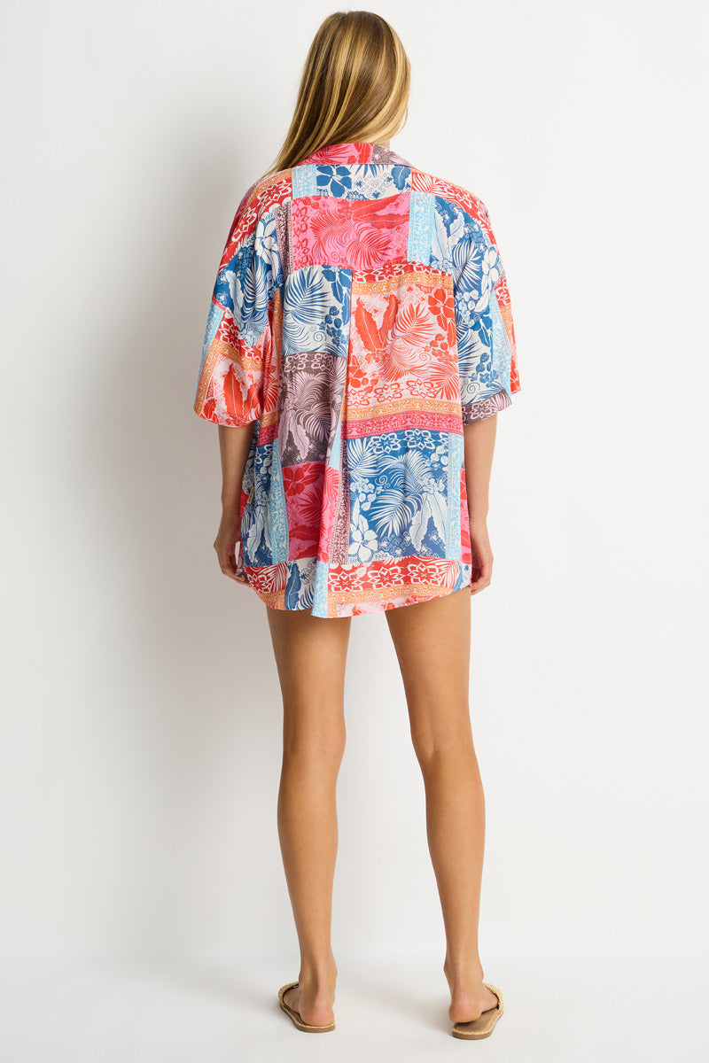 Coco Island Aloha Shirt / Sea Level Coco island blue
