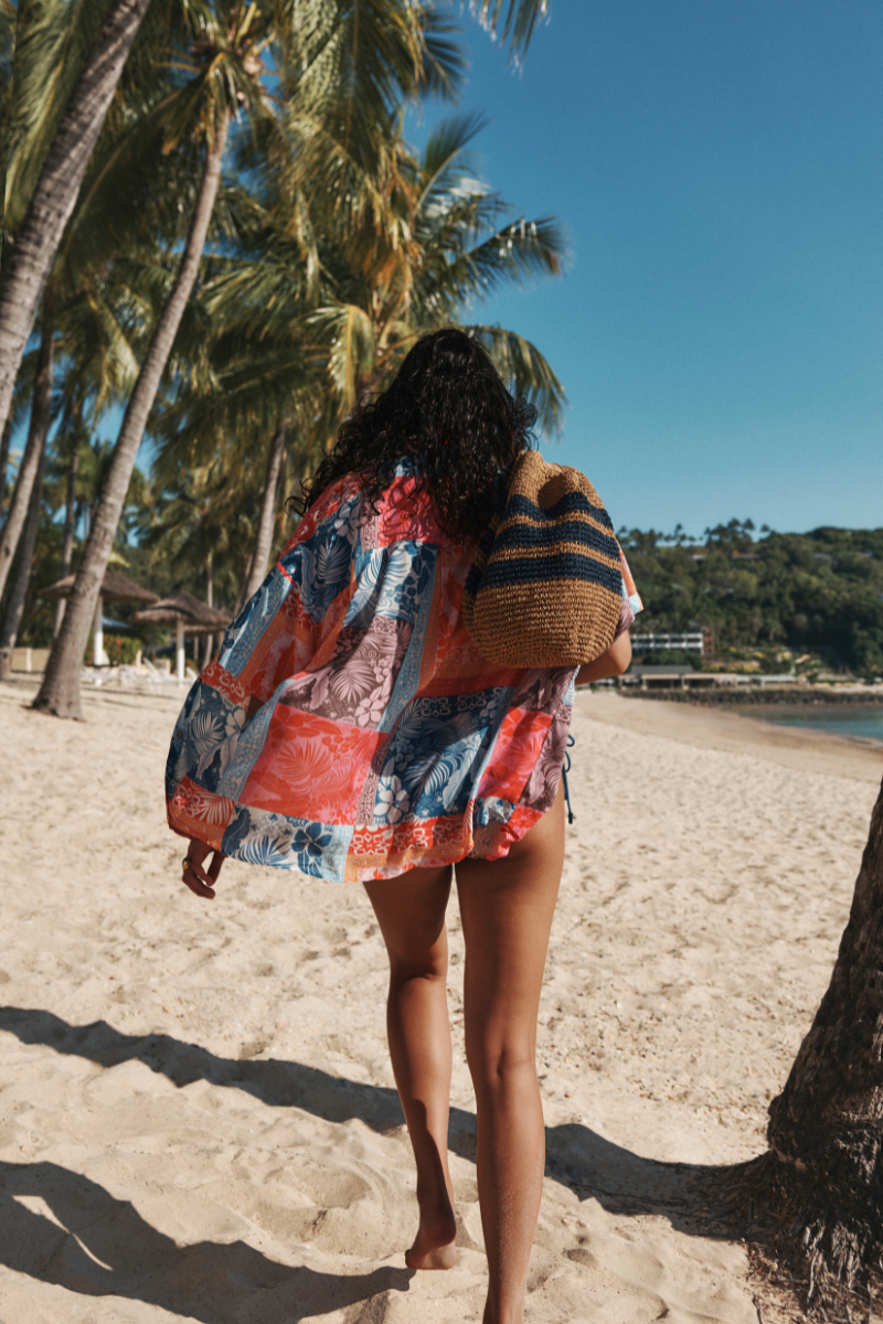 Coco Island Aloha Shirt / Sea Level Coco island blue