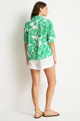 Palmera Resort Bowling Shirt / Sea Level Palmera green