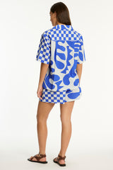Seascape Bowling Shirt / Sea Level Seascape
