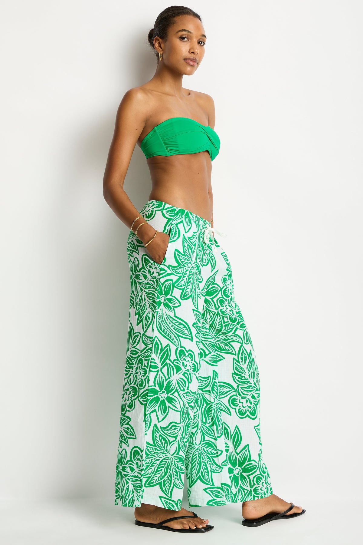 Palmera Resort Surf Pant / Sea Level Palmera green