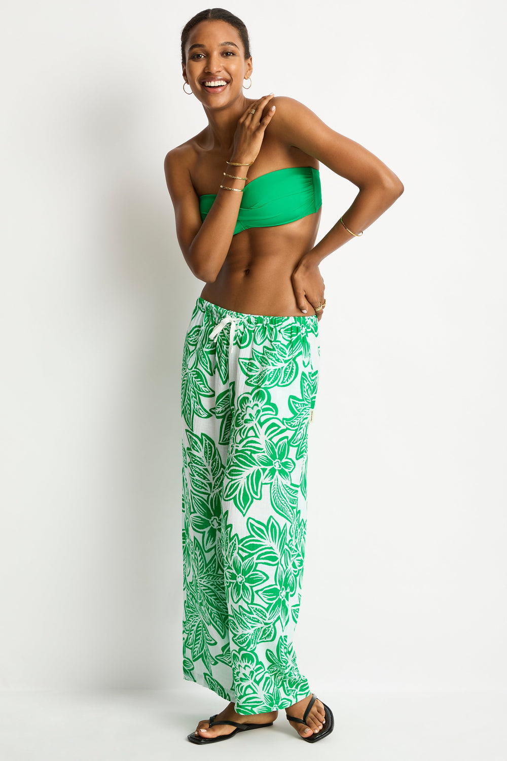 Palmera Resort Surf Pant / Sea Level Palmera green