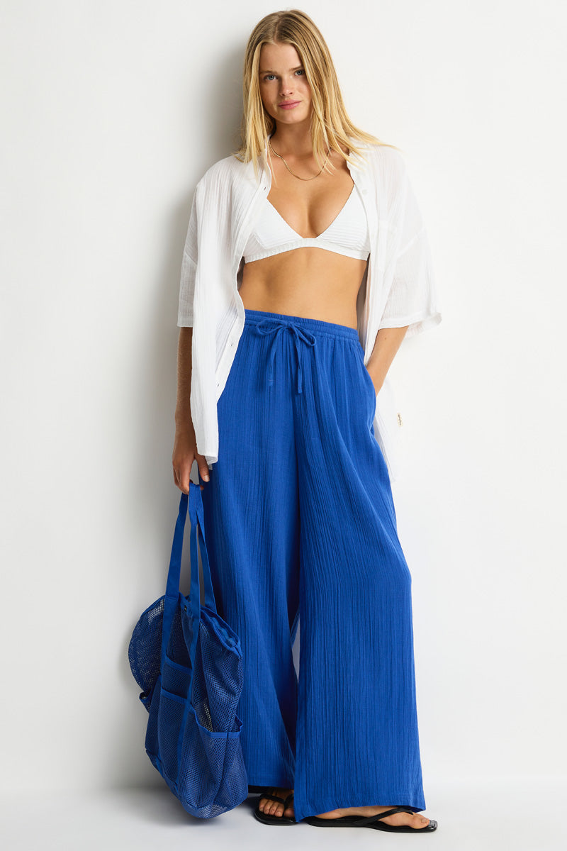 Sunset Beach Pant / Sea Level Sunset amalfi blue