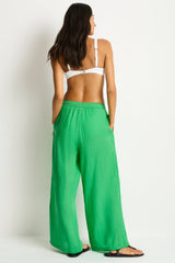 Sunset Beach Pant / Sea Level Sunset kelly green