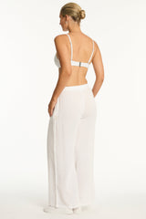 Sunset Beach Pant / Sea Level Sunset white