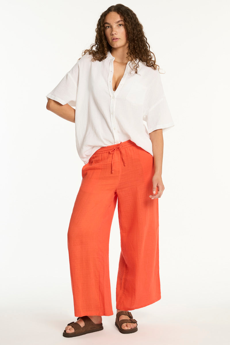Sunset Beach Pant / Sea Level Sunset flame