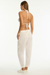 Shore Linen Beachcomber Pant / Sea Level Shore linen white