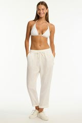 Tidal Linen Beachcomber Pant / Sea Level Tidal linen white