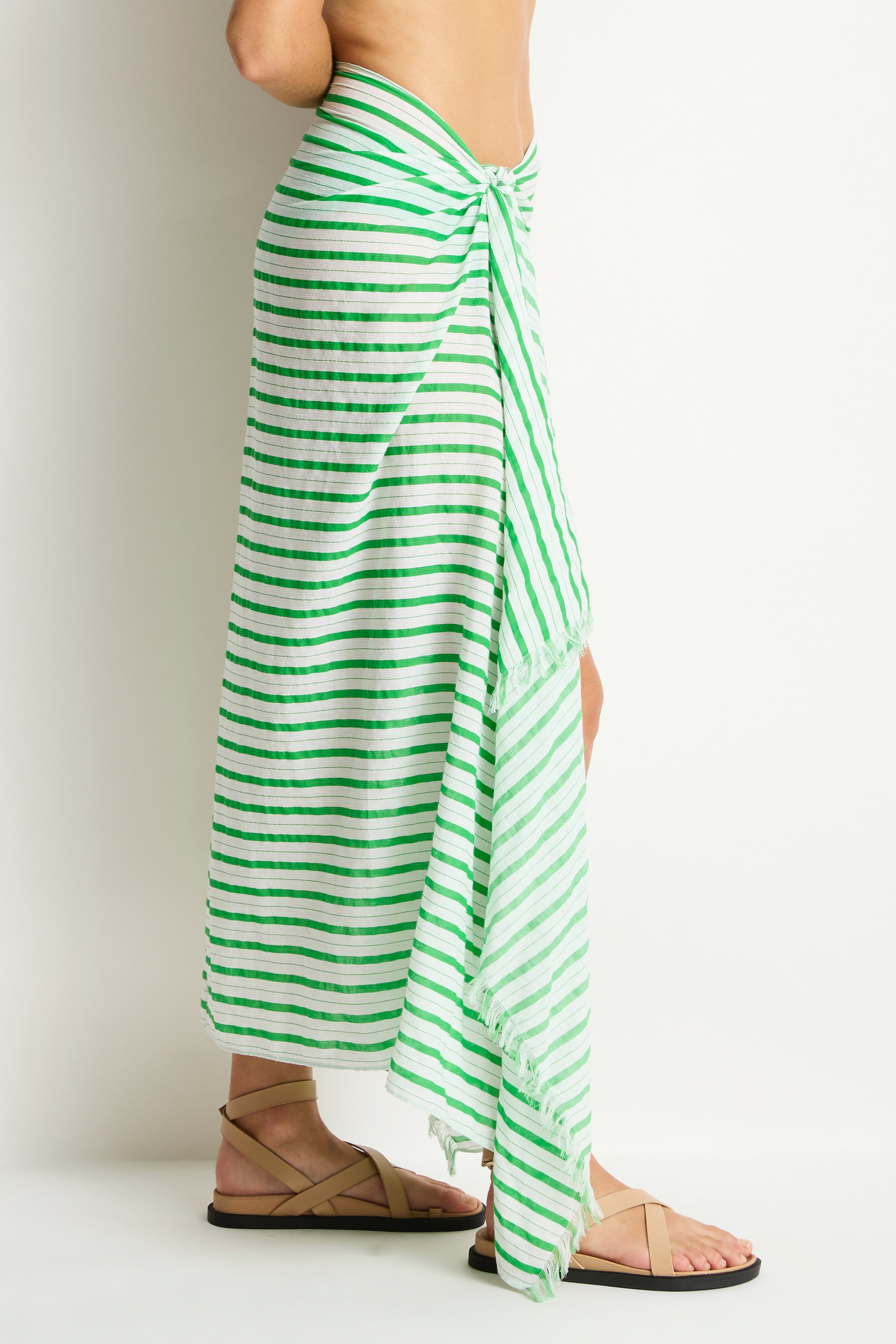 Vacay Long Sarong / Sea Level Vacay kelly green