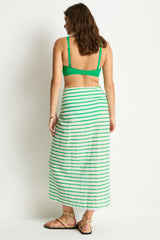 Vacay Long Sarong / Sea Level Vacay kelly green