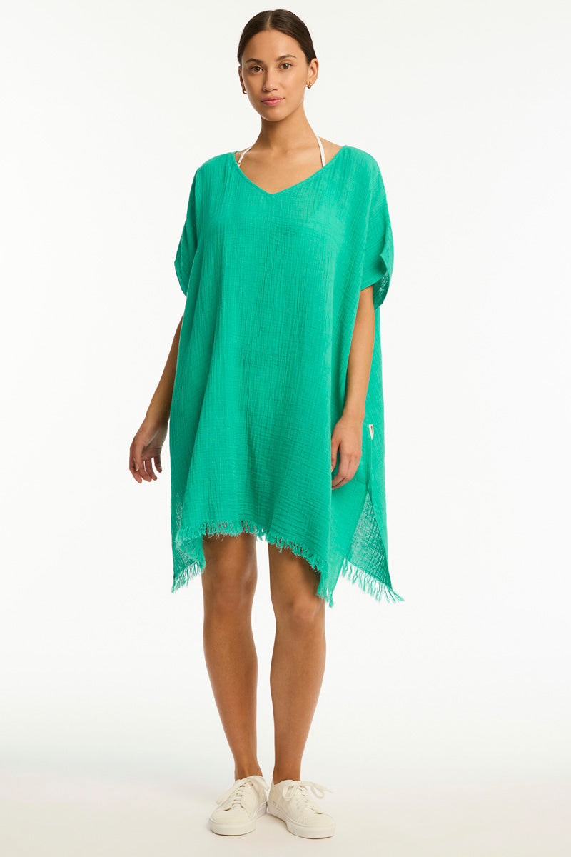 Sunset Kaftan / Sea Level Sunset evergreen