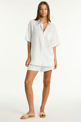 Resort Linen Aloha Shirt / Sea Level Resort linen
