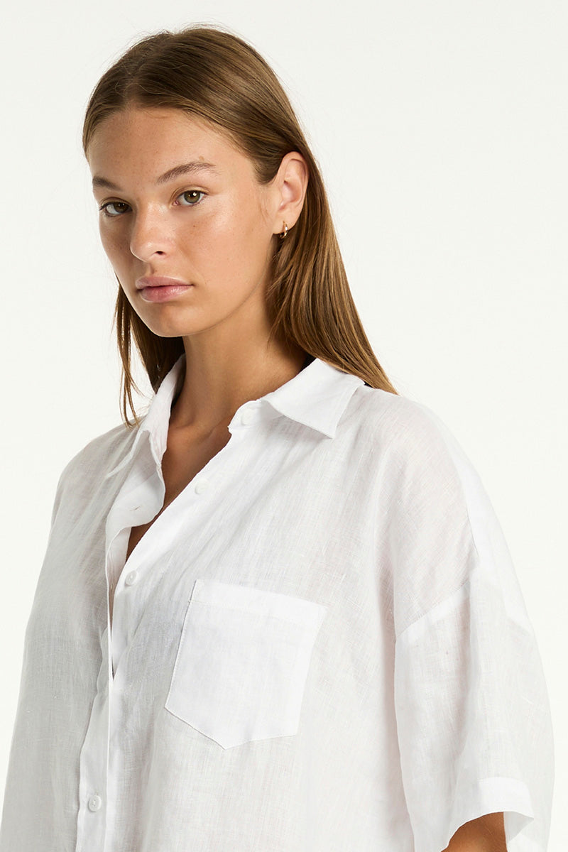 Resort Linen Aloha Shirt / Sea Level Resort linen