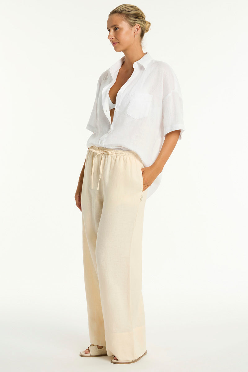 Resort Linen Aloha Shirt / Sea Level Resort linen
