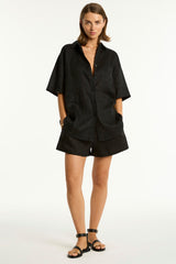 Resort Linen Aloha Shirt / Sea Level Resort linen