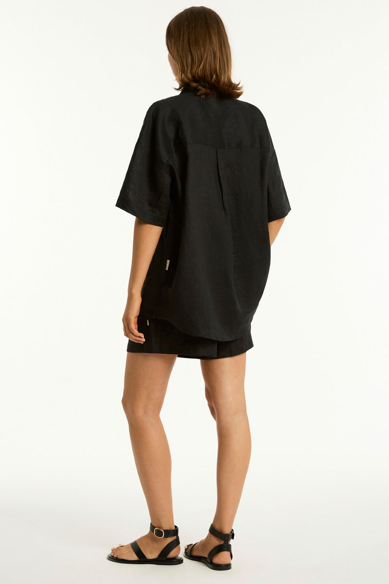 Resort Linen Aloha Shirt / Sea Level Resort linen