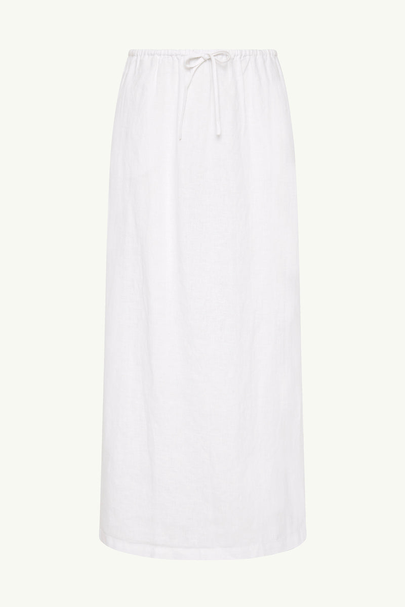 Tidal Linen Surf Skirt / Sea Level Tidal linen white