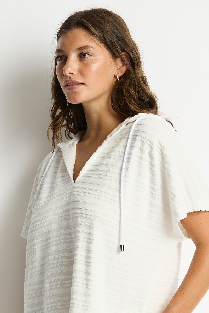 Horizon Beach Poncho / Sea Level Horizon white