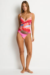 Cabo Cross Front Scoop Back One Piece / Sea Level Cabo