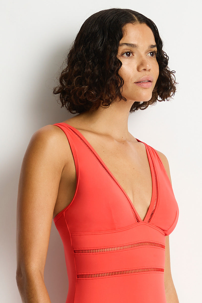 Essentials Edit Spliced One Piece / Sea Level Eco essentials tango