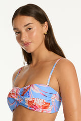 Indochine Twist Bandeau / Sea Level Indochine light blue